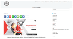 Desktop Screenshot of kursuskorter.com